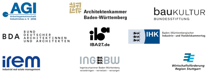 Logos der Auslober des IREM industriebaupreises
