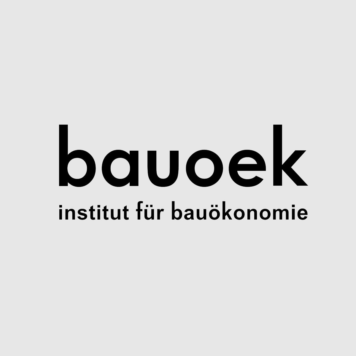 Institut für Bauökonomie