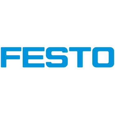 Icon mit Unternehmenslogo und Link: Festo