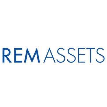 Icon mit Unternehmenslogo und Link: REM ASSETS